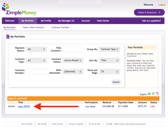 Borrower Portfolio