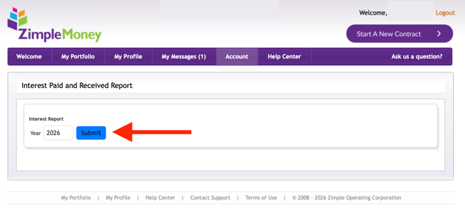 Generate Interest Report