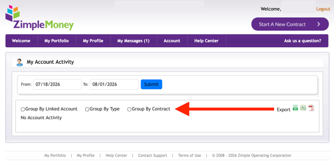 My Activity Report